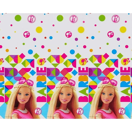 Barbie Plastic Table Cover 54" x 96"