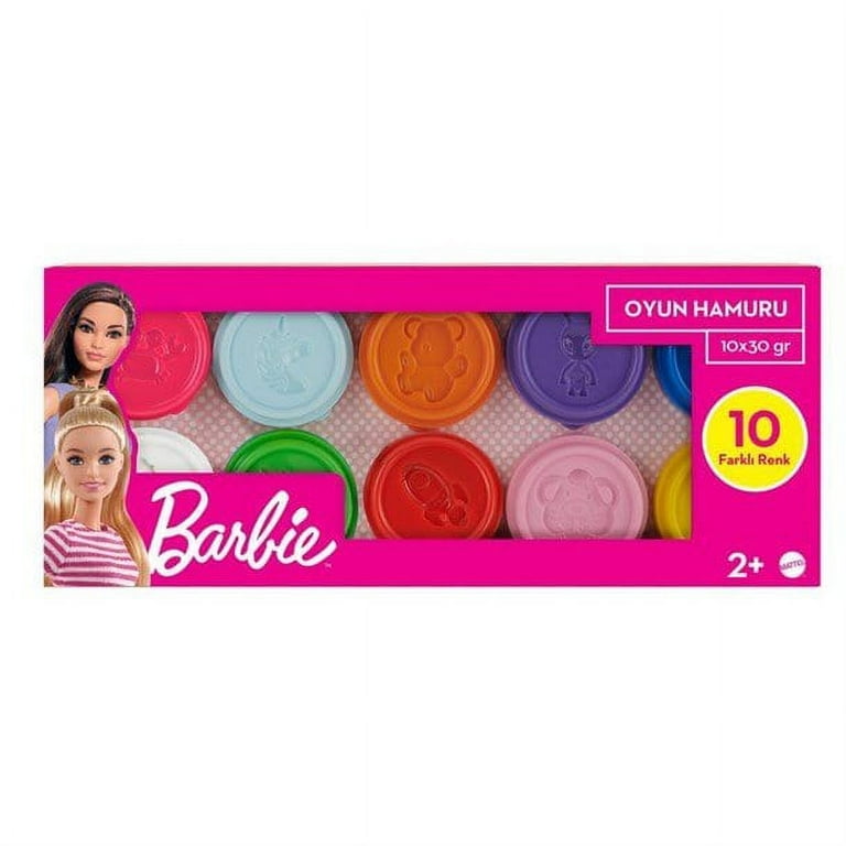 Barbie Play Dough 10 Pack HHJ37 Fun and Colorful Set Walmart
