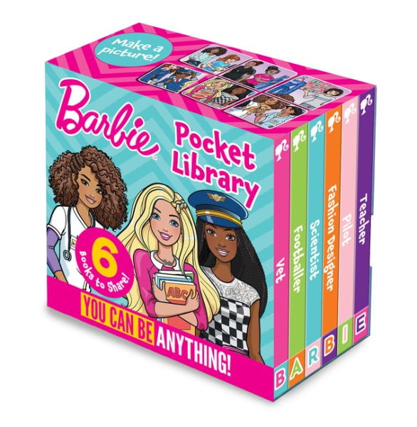 Barbie Barbie Pocket Library (Board Book) - Walmart.com