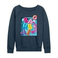thumbnail image 1 of Barbie - Pool Floaties - Summer Barbie - Women's Lightweight French Terry Long Sleeve Shirt, 1 of 4