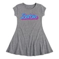 thumbnail image 1 of Barbie - Pool Water Reflection - Toddler And Youth Girls Fit And Flare Dress, 1 of 1