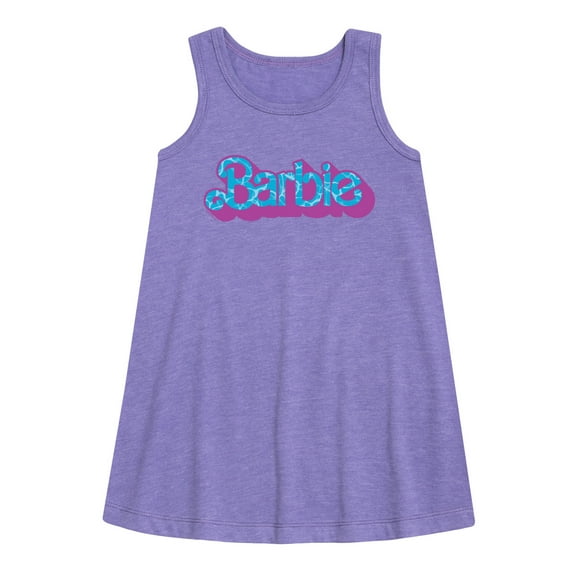 Barbie - Pool Water Reflection - Toddler and Youth Girls A-line Dress