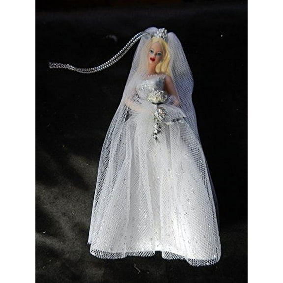 Barbie Porcelain Millennium Blonde Bride Ornament by Avon
