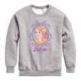 thumbnail image 1 of Barbie - Portrait Floral Bow - Youth Boys Crew Fleece Sweatshirt, 1 of 4