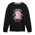thumbnail image 1 of Barbie - Portrait Floral Bow - Youth Boys Long Sleeve Graphic T-Shirt, 1 of 4