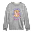 thumbnail image 1 of Barbie - Portrait Floral Bow - Youth Boys Long Sleeve Graphic T-Shirt, 1 of 4