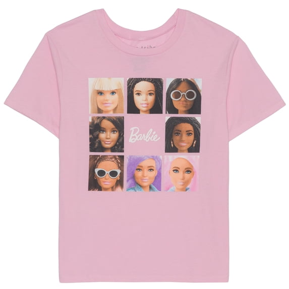 Barbie - Barbie Portrait Grid Women's Short Sleeve Graphic T-Shirt