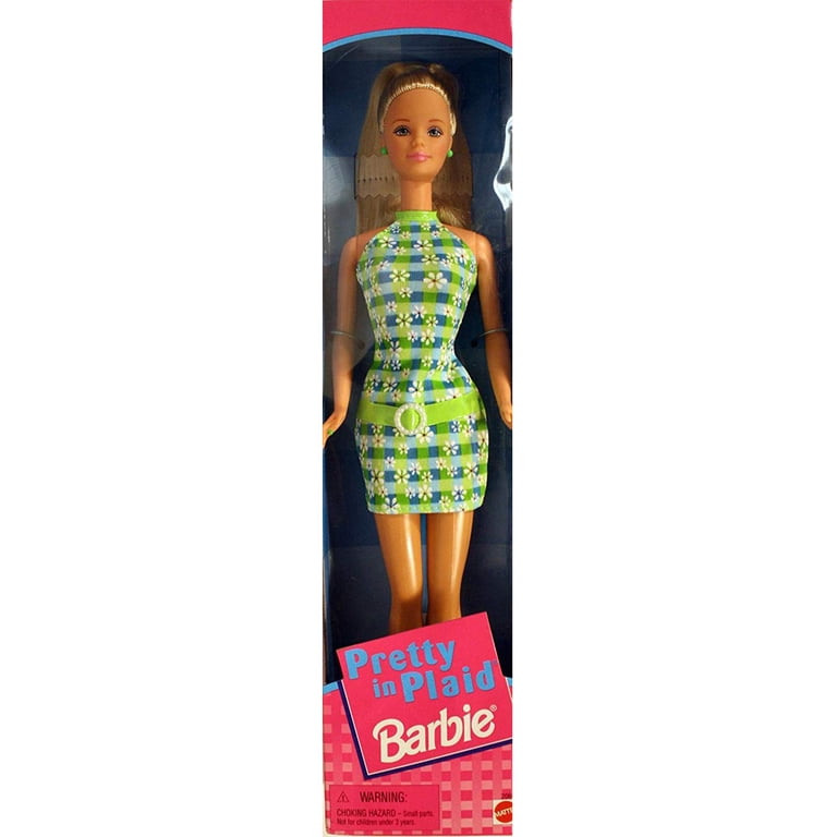 Pretty in Plaid Barbie Doll Blonde 1998 Mattel No. 20666 NEW