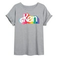 thumbnail image 1 of Barbie Pride - Ken Logo - Women's Oversized T-Shirt, 1 of 5
