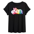 thumbnail image 1 of Barbie Pride - Ken Logo - Juniors Ideal Flowy Muscle T-Shirt, 1 of 5