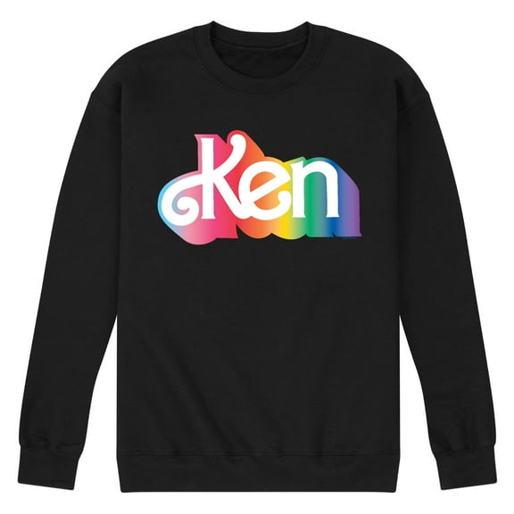 Barbie Pride - Ken Logo - Men's Crew Neck Fleece Pullover