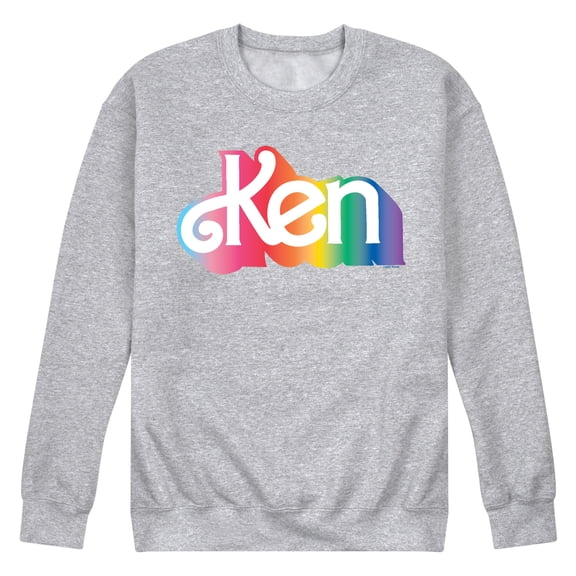 Barbie Pride - Ken Logo - Men's Crew Neck Fleece Pullover