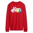 thumbnail image 1 of Barbie Pride - Ken Logo - Men's Long Sleeve T-Shirt, 1 of 4