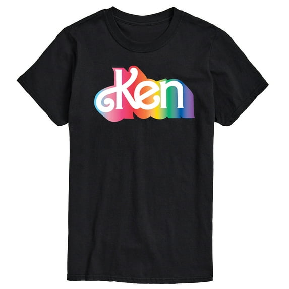 Barbie - Ken Logo Vintage Rainbow - Men's Short Sleeve Graphic T-Shirt