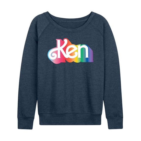Barbie Pride - Ken Logo - Women's Lightweight French Terry Long Sleeve Shirt