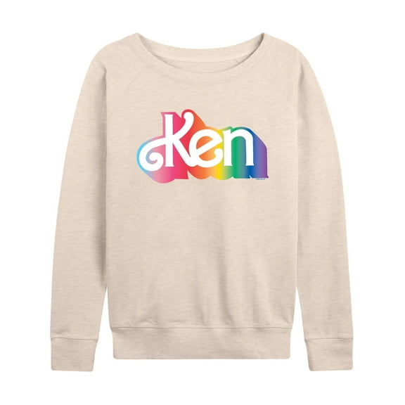 Barbie Pride - Ken Logo - Women's Lightweight French Terry Long Sleeve Shirt