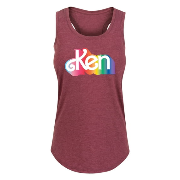 Barbie Pride - Ken Logo - Women's Racerback Tank Top