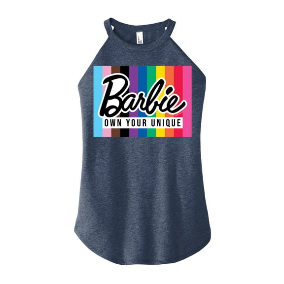 Barbie Pride - Own Your Unique - Juniors High Neck Tank Top