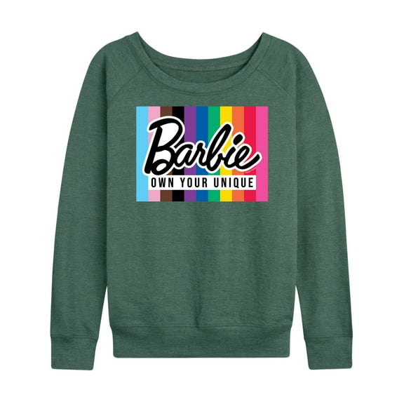 Barbie Pride - Own Your Unique - Women's Lightweight French Terry Long Sleeve Shirt