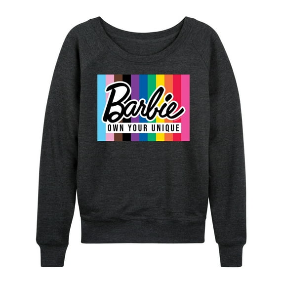 Barbie Pride - Own Your Unique - Women's Lightweight French Terry Long Sleeve Shirt