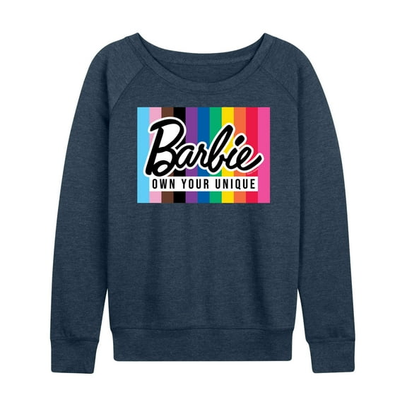 Barbie Pride - Own Your Unique - Women's Lightweight French Terry Long Sleeve Shirt