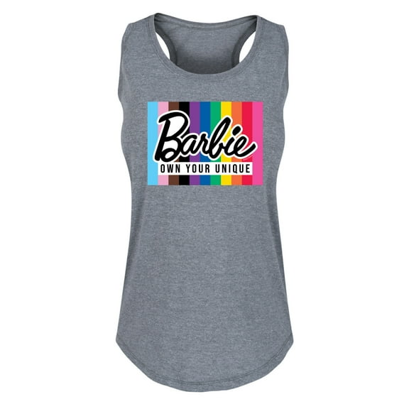 Barbie Pride - Own Your Unique - Women's Racerback Tank Top