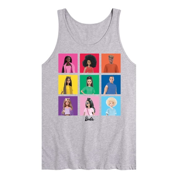 Barbie Pride - Pride Squares  - Men's Jersey Tank Top