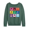 thumbnail image 1 of Barbie Pride - Pride Squares - Women's Lightweight French Terry Long Sleeve Shirt, 1 of 5