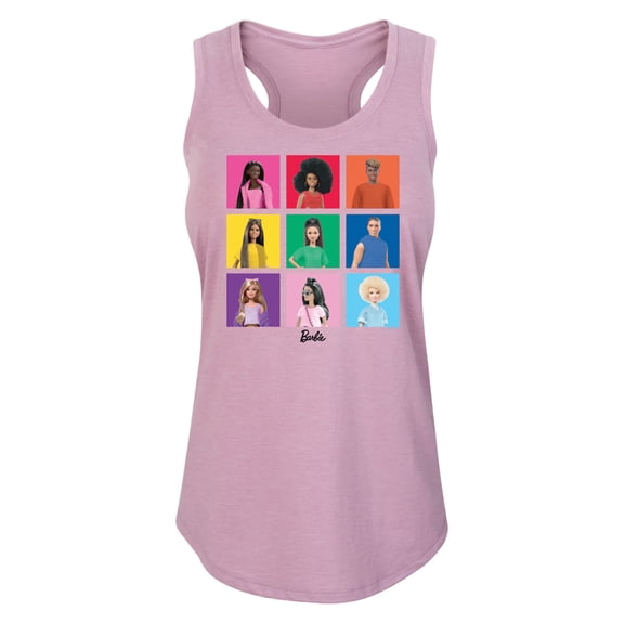 Barbie Pride - Pride Squares - Women's Racerback Tank Top