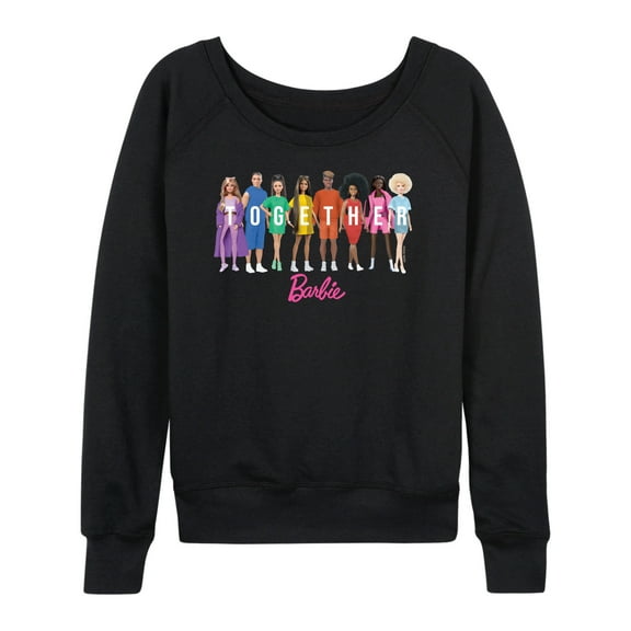 Barbie Pride - Together - Women's Lightweight French Terry Long Sleeve Shirt