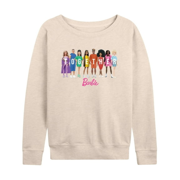 Barbie Pride - Together - Women's Lightweight French Terry Long Sleeve Shirt