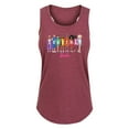thumbnail image 1 of Barbie Pride - Together - Women's Racerback Tank Top, 1 of 5