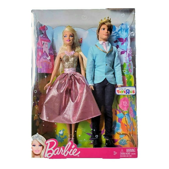 Barbie Fairytale Magic Prince and Princess Gift Set