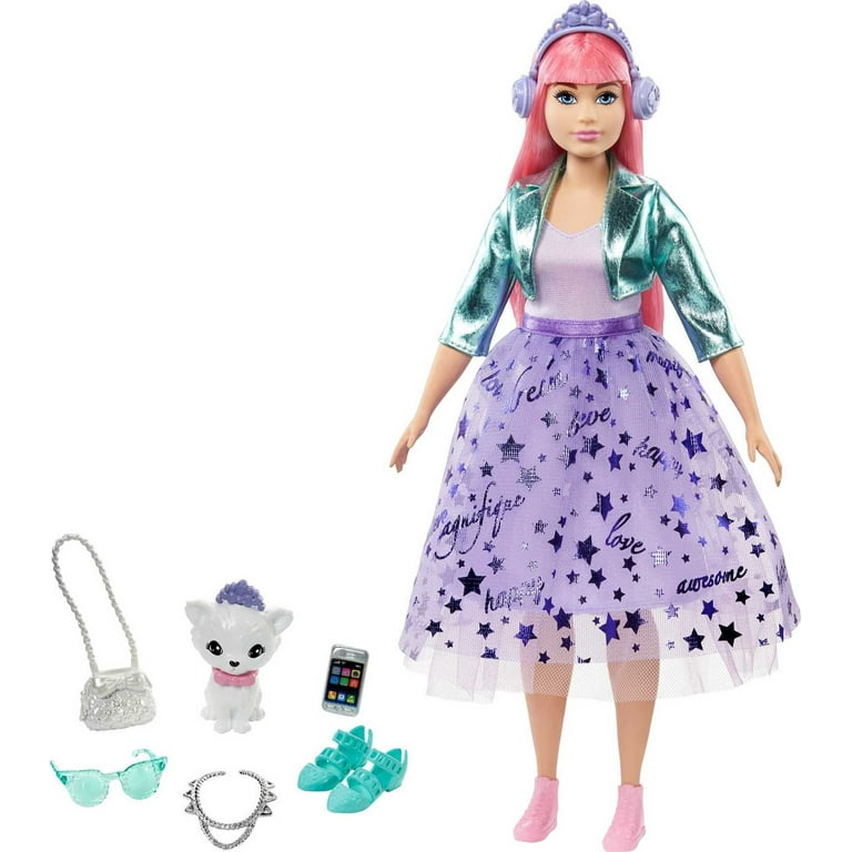 Barbie Princess Adventure Daisy Doll in Princess Fashion (12-inch) with  Pet, 3 to 7 Years