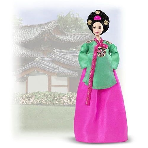 Barbie Princess of the Korean Court Doll, Hanbok Costume, Spring