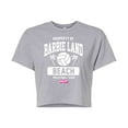 thumbnail image 1 of Barbie - Property of Barbie Land Beach Volleyball - Juniors Cropped Cotton Blend T-Shirt, 1 of 4