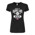 thumbnail image 1 of Barbie - Property of Barbie Land Beach Volleyball - Juniors Fitted Graphic T-Shirt, 1 of 4