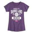 thumbnail image 1 of Barbie - Property of Barbie Land Beach Volleyball Team - Toddler & Youth Girls Short Sleeve Graphic T-Shirt, 1 of 5
