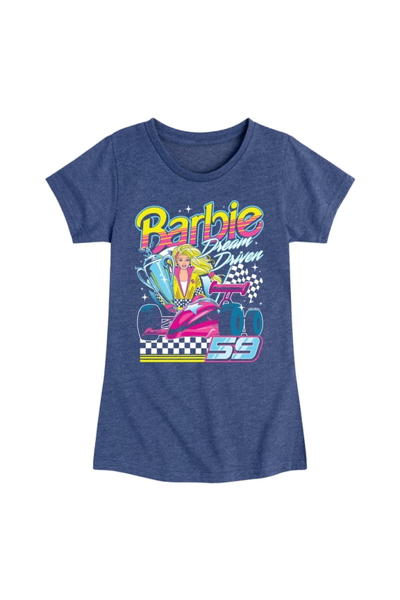 - Racecar Comic - Toddler And Youth Girls Fitted Short Sleeve Graphic T-Shirt