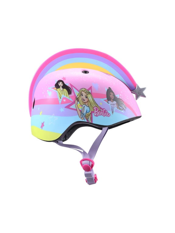 Rainbow Mohawk Kids Bike Helmet, 3D Helmet for Kids Ages 5+