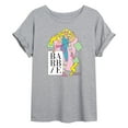 thumbnail image 1 of Barbie - Retro Aerobics - Juniors Oversized Graphic T-Shirt, 1 of 4