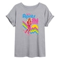 thumbnail image 1 of Barbie - Retro Apres Ski - Juniors Oversized Graphic T-Shirt, 1 of 4