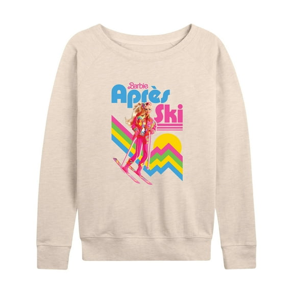 Barbie - Retro Apres Ski - Women's French Terry Long Sleeve Shirt