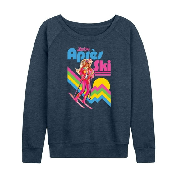 Barbie - Retro Apres Ski - Women's French Terry Long Sleeve Shirt