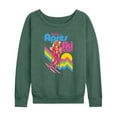 thumbnail image 1 of Barbie - Retro Apres Ski - Women's French Terry Long Sleeve Shirt, 1 of 4