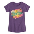 thumbnail image 1 of Barbie - Retro Barbie Logo - Girls Fitted Short Sleeve Graphic T-Shirt, 1 of 5