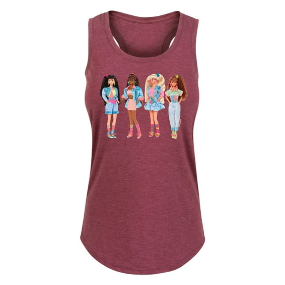 Barbie - Retro Barbies - Women's Racerback Tank Top