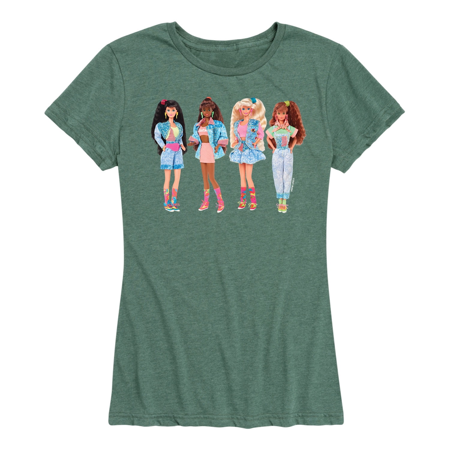 Barbie Short Sleeve T-shirt Women's Creative Loose