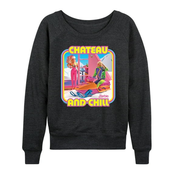 Barbie - Retro Chateau And Chill - Women's French Terry Long Sleeve Shirt