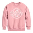 thumbnail image 1 of Barbie - Retro Logo 1959 - Toddler & Youth Crewneck Fleece Sweatshirt, 1 of 4